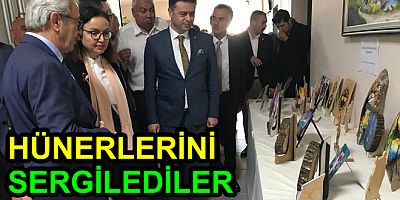HALK EĞİTİM SERGİSİ AÇILDI