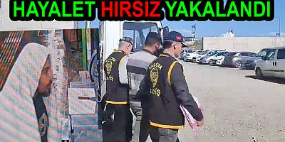 HAYALET HIRSIZ POLİSTEN KAÇAMADI