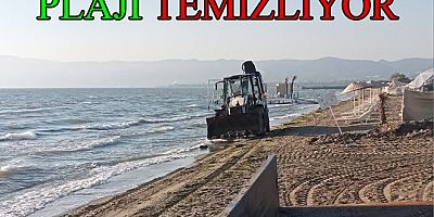 HERSEK PLAJINDA ÇALIŞMALAR ARALIKSIZ DEVAM EDİYOR