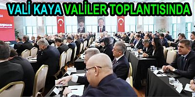 HÜLYA KAYA VALİLER TOPLANTISINDA