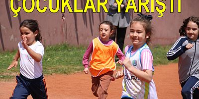 İLKOKUL ÖĞRENCİLERİ ATLETİZM İÇİN TER DÖKTÜ