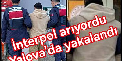 INTERPOL TARAFINDAN ARANAN ZANLI YALOVA’DA YAKALANDI