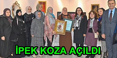 İPEK KOZA SERGİSİ AÇILDI