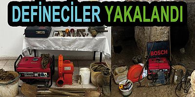 KAÇAK KAZI YAPAN 3 KİŞİ YAKALANDI