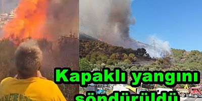 KAPAKLI'DAKİ ORMAN YANGINI 5 SAATTE SÖNDÜRÜLDÜ