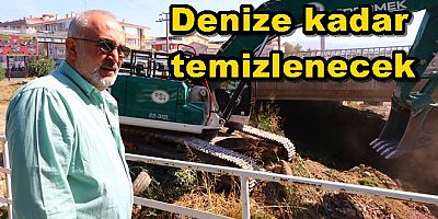 KAZIMİYE DERESİ SAHİLE KADAR TEMİZLENİYOR