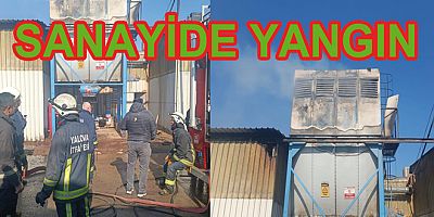 KİRAZLI SANAYİDE YANGIN