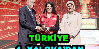KIZILAY YALOVA’YA GURUR YAŞATAN ÖDÜL!