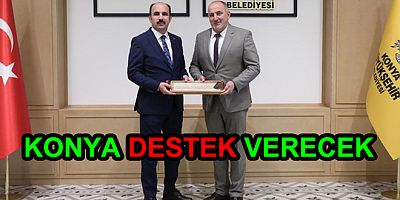 KONYA’DAN ÇINARCIK’A ARITMA DESTEĞİ