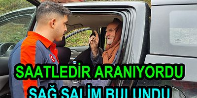 KURTKÖYDE KAYBOLAN YAŞLI ADAM SAĞ BULUNDU