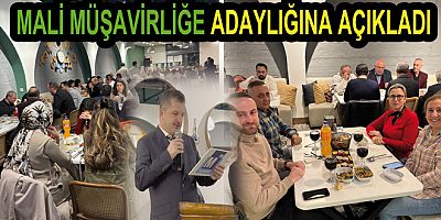 MALİ MÜŞAVİR BURAK KÜÇÜK ADAYLIĞINI AÇIKLADI