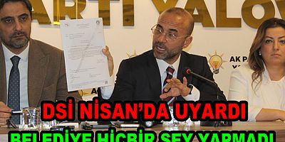 MEHMET GÜREL UYUDU, YALOVA SUSUZ KALDI