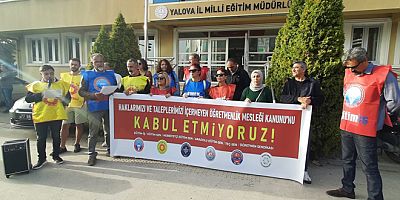 Milli Eğitim Akademisini Kabul Etmiyoruz
