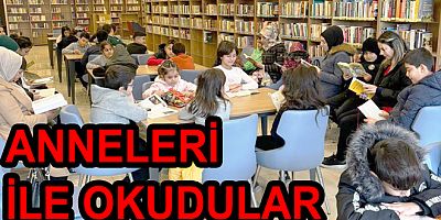 MİNİKLER ANNELERİYLE ALTINOVA’DA KİTAP OKUDU