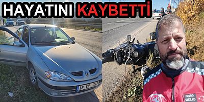 MOTOSİKLET KAZASINDA 1 ÖLÜ