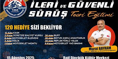 MOTOSİKLET SEVERLERE ÜCRETSİZ GÜVENLİ SÜRÜŞ EĞİTİMİ