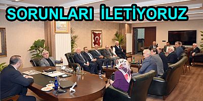MUHTARLAR SORUNLARI BAŞKAN TUTUK’A İLETİYOR