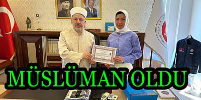 MÜSLÜMAN OLDU AZRA ADINI ALDI
