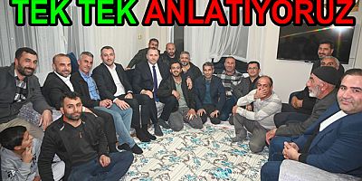 MUSTAFA TUTUK KAPI KAPI GEZİP ANLATIYOR