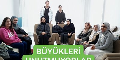 ÖĞRENCİLER YAŞLILARI UNUTMUYOR 