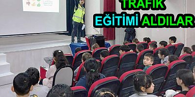 ÖĞRENCİLERE TRAFİK EĞİTİMİ VERİLDİ
