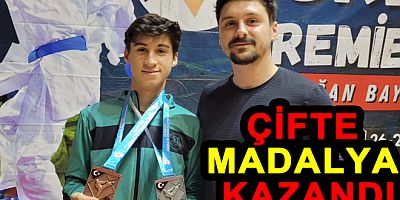 ÖMER GÜNEY  U21 TURNUVASINDA 2 MADALYA KAZANDI