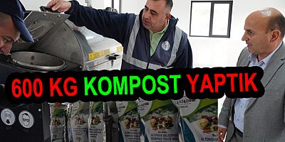 ORGANİK ATIKLAR KOMPOST OLARAK EVLERE DÖNÜYOR