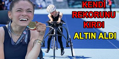 PARA ATLET CANAN ALTIN MADALYA KAZANDI