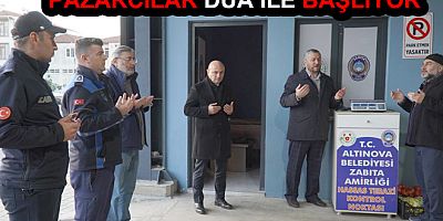 PAZARCI DUASIYLA BAŞLIYOR