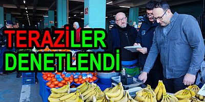 PAZARCI TERAZİLERİ DENETLENDİ
