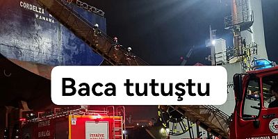 PETROL TANKERİNDE BACA TUTUŞTU