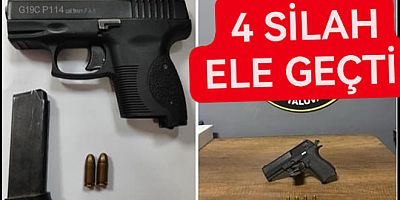 POLİS KAÇAK SİLAH OPERASYONU YAPTI