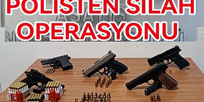 POLİSTEN YALOVA'DA RUHSATSIZ SİLAH OPERASYONU