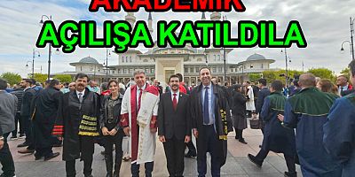 REKTÖR BAHÇEKAPILI AKADEMİK AÇILIŞA KATILDI