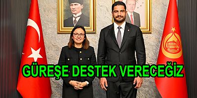 ŞAMPİYON GÜREŞCİLER YALOVA VALİSİ İLE BULUŞTU