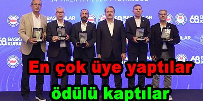SENDİKAYA EN ÇOK ÜYE YAPTILAR ÖDÜLÜ KAPTILAR