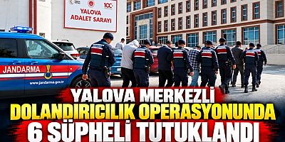 SİBER OPERASYONDA YALOVA’DA 6 KİŞİ TUTUKLANDI