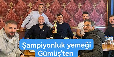 SOĞUCAKSPOR'A ŞAMPİYONLUK YEMEĞİ CEM GÜMÜŞ'TEN