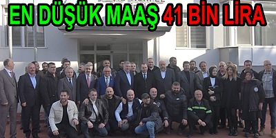 SU BİRLİĞİNDE EN DÜŞÜK MAAŞ 41 BİN LİRA