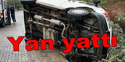 SUBAŞI’NDA TRAFİK KAZASI UCUZ ATLATILDI