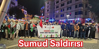 Sumud Filosu’na Saldırı Yalova'da Protesto Edildi