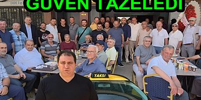 TAKSİCİLERDEN BAŞKAN GÖRÜR’E TAM DESTEK