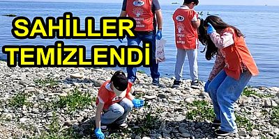 TEMA ÇINARCIKTA SAHİL TEMİZLEDİ