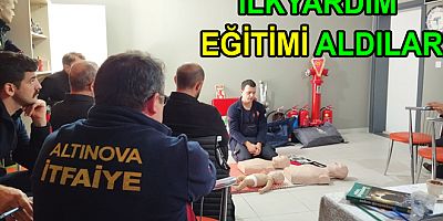 TEMEL İLK YARDIMCI EĞİTİMİ ALDILAR