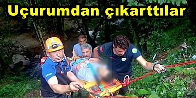 TERMAL’DE MOTOR SÜRÜCÜSÜ 30 METRELİK VADİYE DÜŞTÜ
