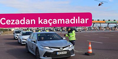TRAFİK KURALLARINA UYMAYANLARA CEZA YAĞDI