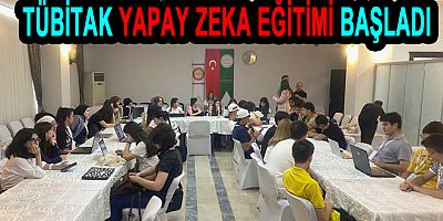 TÜBİTAK DESTEKLİ YAPAY ZEKÂ VE ÇEVRE EĞİTİMİ BAŞLADI