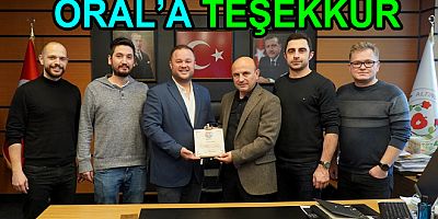 TUFAG’DAN BAŞKAN ORAL’A PLAKET