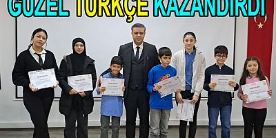 TÜRKÇEYİ GÜZEL KULLANANLAR ÖDÜLLERİNİ ALDI