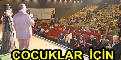 TUTUK, ÇOCUKLARLA TİYATRODA BULUŞTU